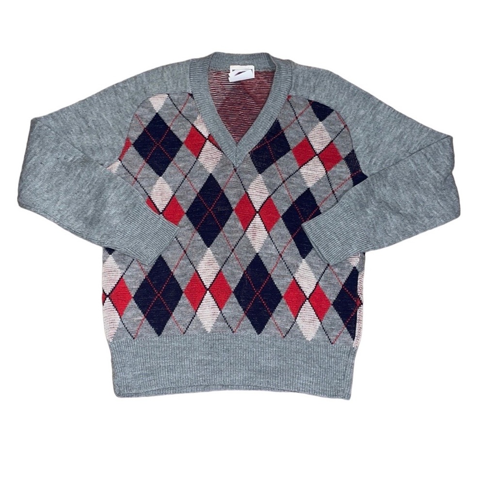 Vintage offspring argyle sweater